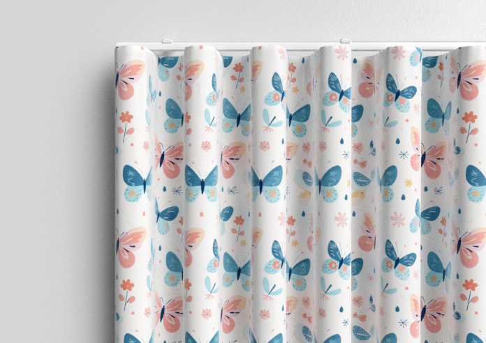 Butterfly Garden, Crystal - Made to Measure Curtains - Image 13